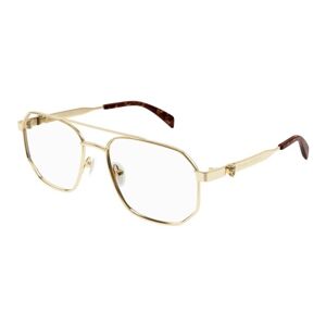 Alexander McQueen AM0459O 002 ONE SIZE (57) Arany Női Dioptriás szemüvegek