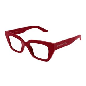Alexander McQueen AM0453O 003 ONE SIZE (49) Vörös Férfi Dioptriás szemüvegek