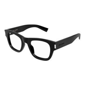 Saint Laurent SL698 001 ONE SIZE (50) Fekete Unisex Dioptriás szemüvegek
