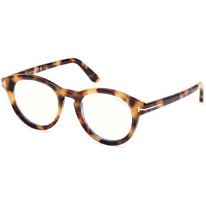 Tom Ford FT5940-B 053 ONE SIZE (49) Havana Unisex Dioptriás szemüvegek