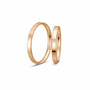 BREUNING arany karikagyűrűk  karikagyűrű BR48/04400RG+BR48/14400RG
