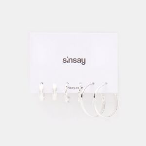 Sinsay - 3 pár fülbevaló - Ezüst