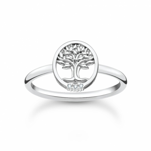 THOMAS SABO gyűrű Tree of Love with white stones  gyűrű TR2375-051-14