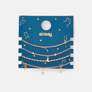Sinsay - 4 darab karkötő - Arany