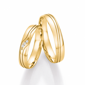Nászút arany gyűrűk  karikagyűrű 66/41150-040YG+66/41160-040YG