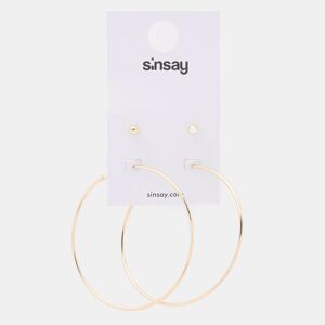 Sinsay - 2 pár fülbevaló - Arany