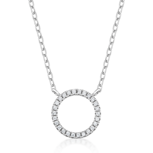 SOFIA ezüst nyaklánc kör karma  nyaklánc CONZB110235