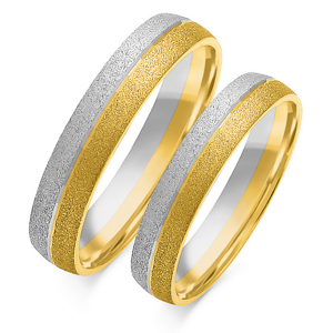SOFIA arany női karikagyűrű  karikagyűrű ZSOE-183WYG+WG