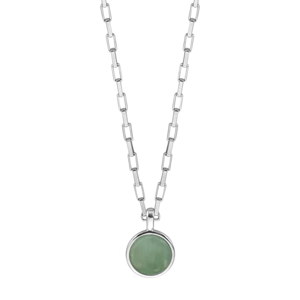 ESPRIT ezüst nyaklánc zöld kővel  nyaklánc ESNL01291142