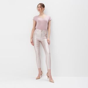 Mohito - Viaszolt skinny nadrág - Rózsaszín