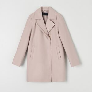 Sinsay - Gyapjúkeverék kabát - Rózsaszín