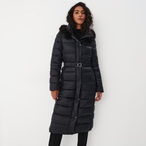 Mohito - Hosszított kapucnis kabát - Fekete