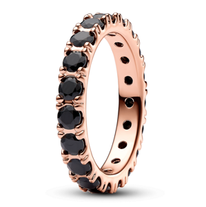 PANDORA aranyozott gyűrű Fényes sor  gyűrű 180050C02