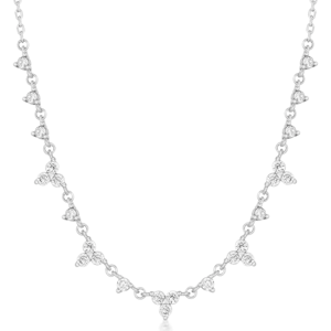 SOFIA ezüst nyaklánc cirkóniákkal  nyaklánc IS028CT431RHWH
