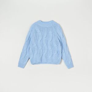 Sinsay - Dekoratív, kötött pulóver - Kék