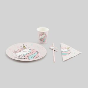 Sinsay - Cup, plate, napkin & drinking straws - Többszínű