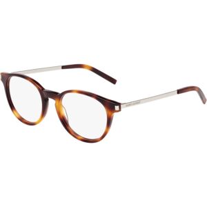Saint Laurent SL25 002 ONE SIZE (49) Havana Unisex Dioptriás szemüvegek