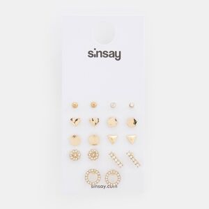 Sinsay - 6 pár fülbevaló - Arany