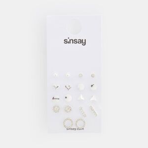 Sinsay - 6 pár fülbevaló - Ezüst