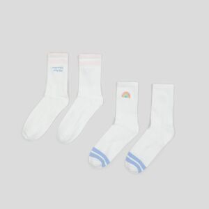 Sinsay - 2 pár zokni - Krém