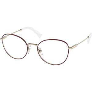 Miu Miu MU50UV 09X1O1 ONE SIZE (51) Vörös Férfi Dioptriás szemüvegek