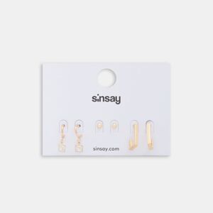 Sinsay - 3 pár fülbevaló - Arany