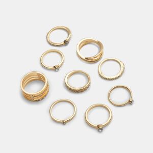 Sinsay - 9 darab gyűrű - Arany