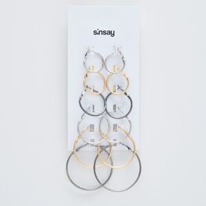 Sinsay - Egyszerű karika-fülbevaló - Többszínű