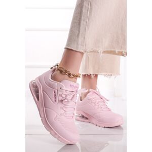 Világos rózsaszín alacsony szárú tornacipő Uno 2 - Pastel Players