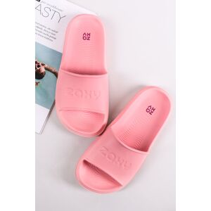 Rózsaszín gumi papucs Leveza Pop Slide