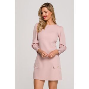 Rózsaszín rövid ruha K148